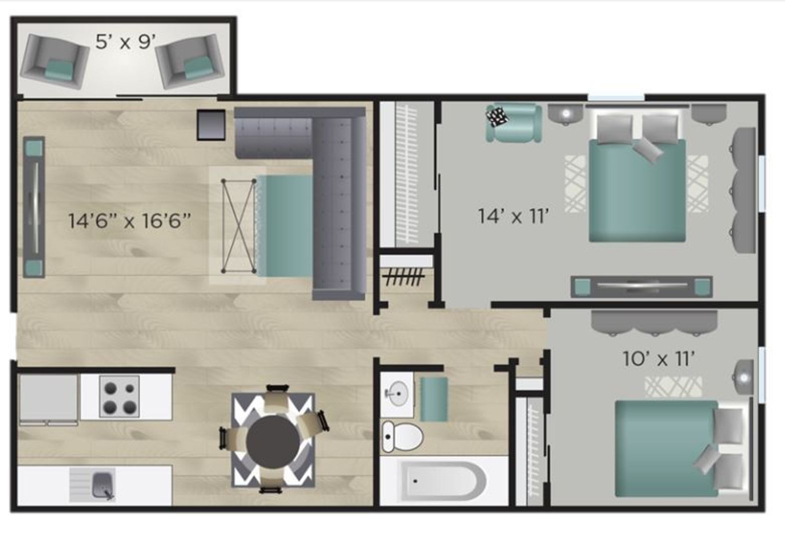 Northglenn Apartment: 11310 Melody Dr