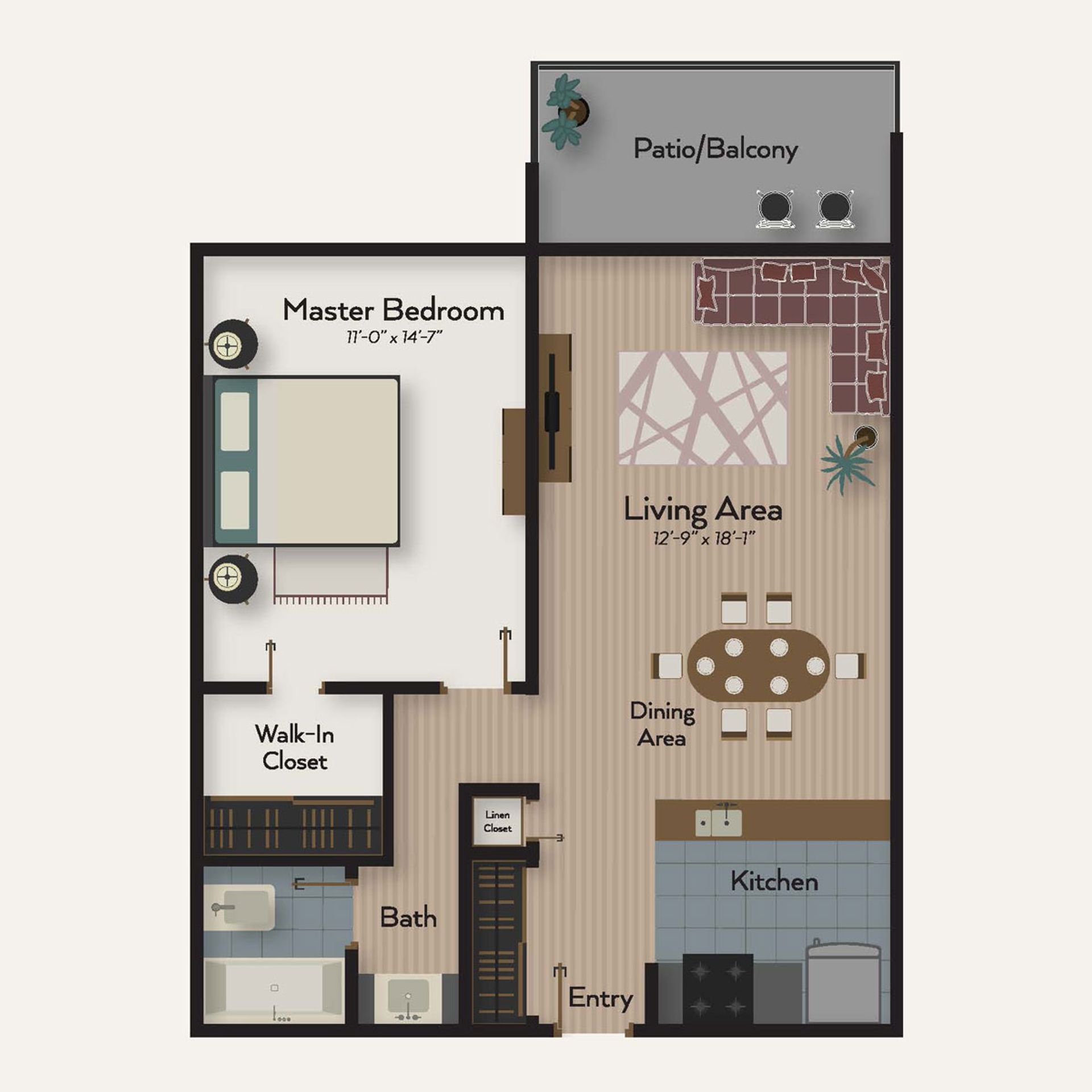 Aurora Apartment: 2038 South Vaughn Way