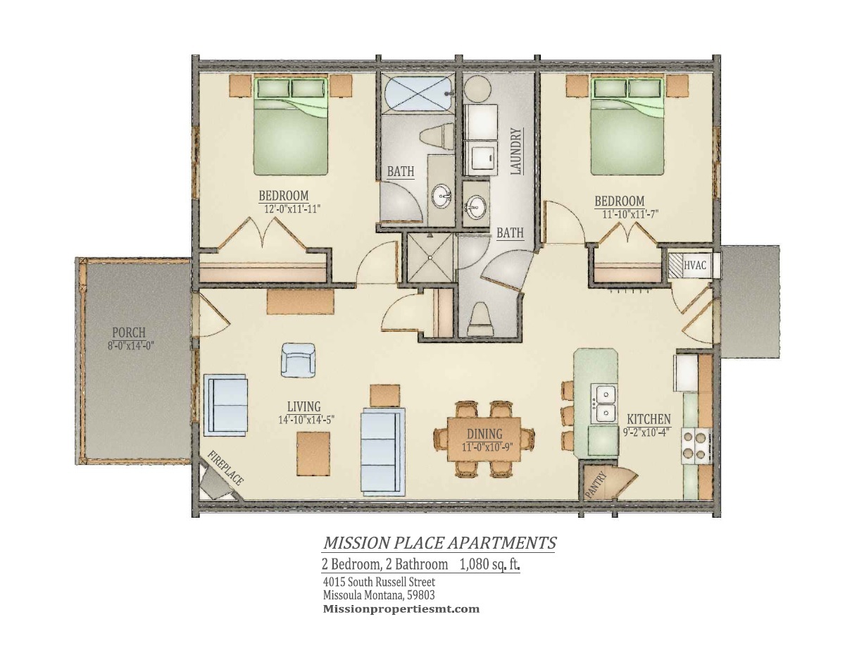 Missoula Apartment: 4015 S. Russell