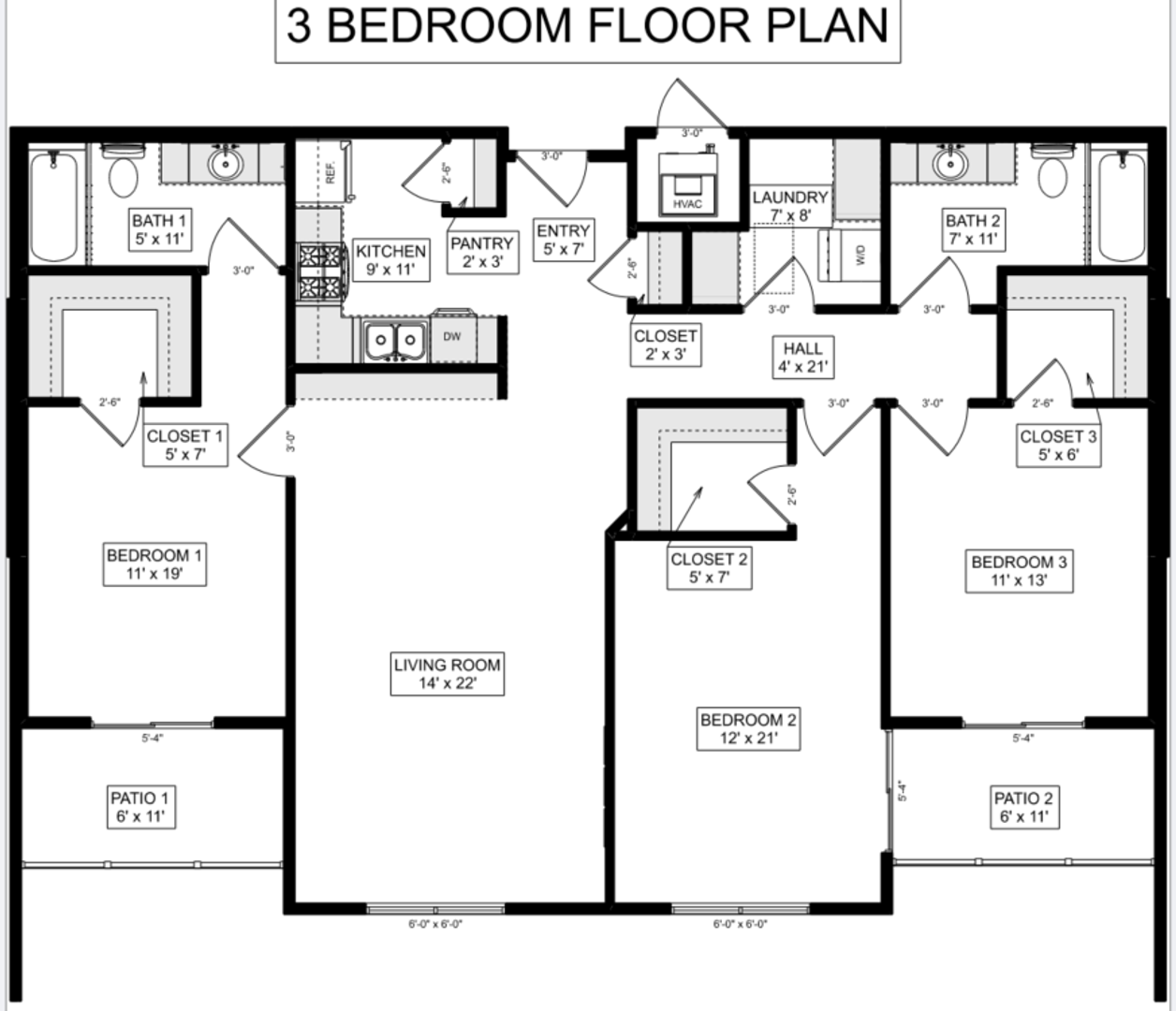 Blacksburg Apartment: 703 Clay Street