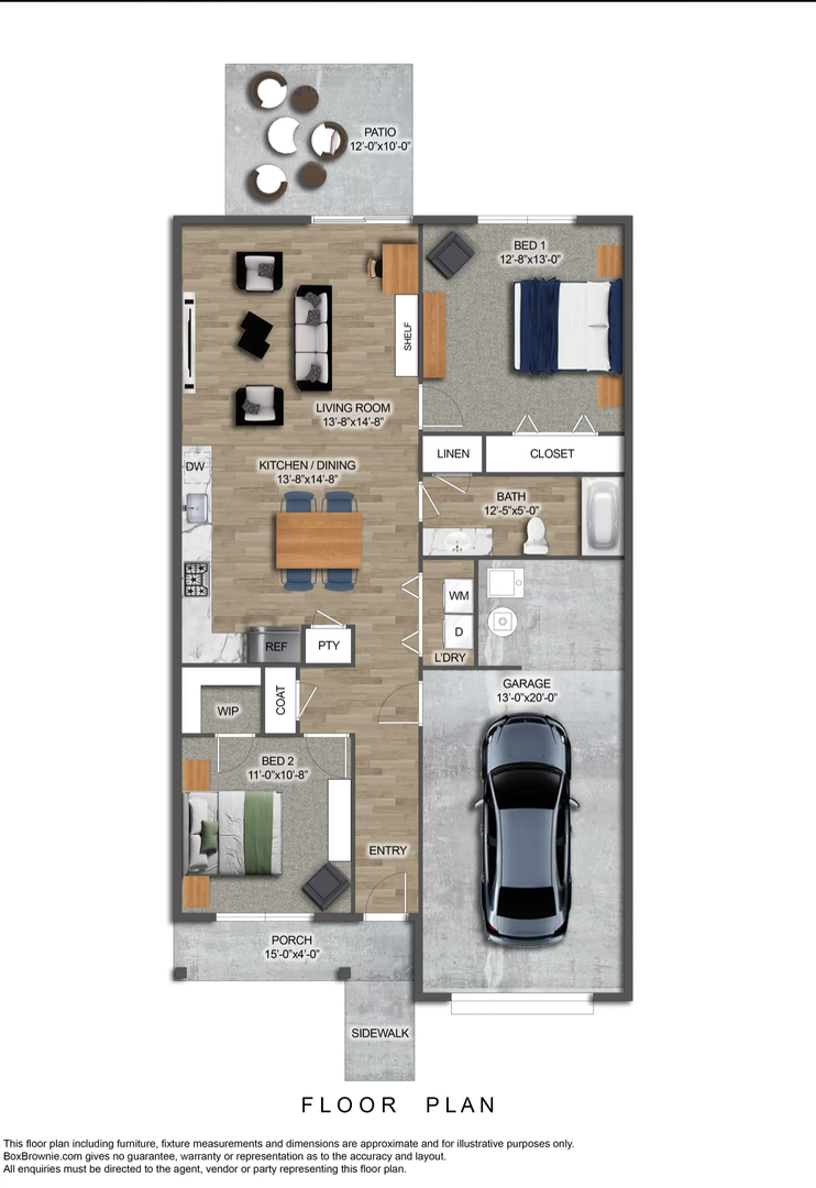 Kendallville Apartment: 1998 Deerfield Lane