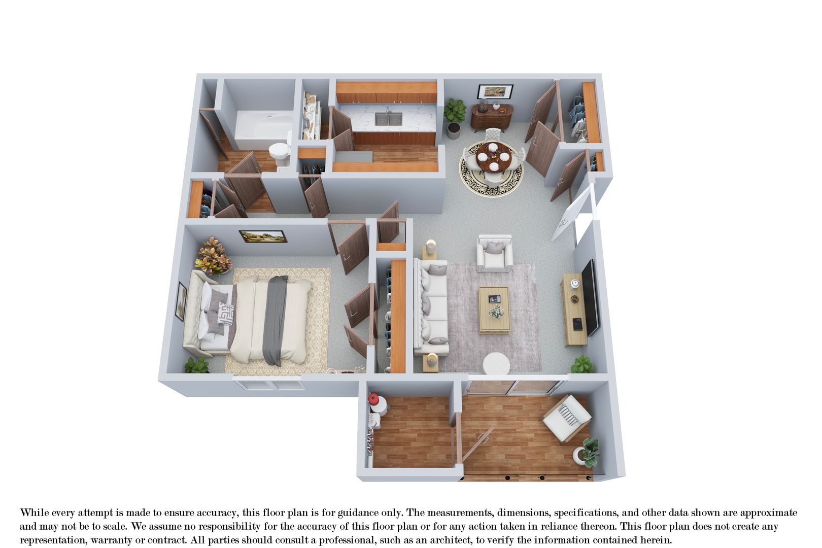 Three Oaks Apartment: 305 West Locust Street