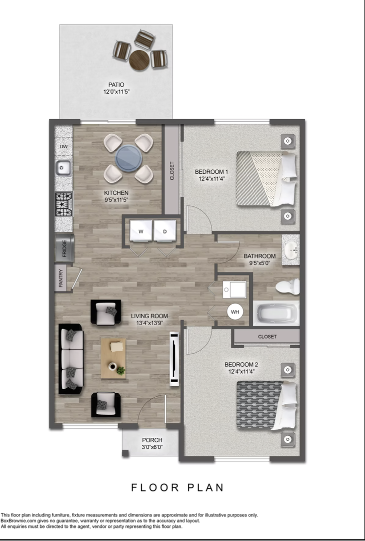 Kendallville Apartment: 1998 Deerfield Lane