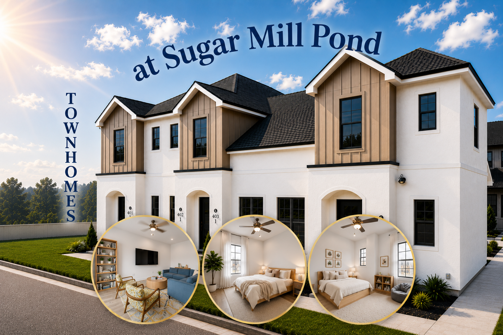 Youngsville Townhome: 115 Gaunt Lane