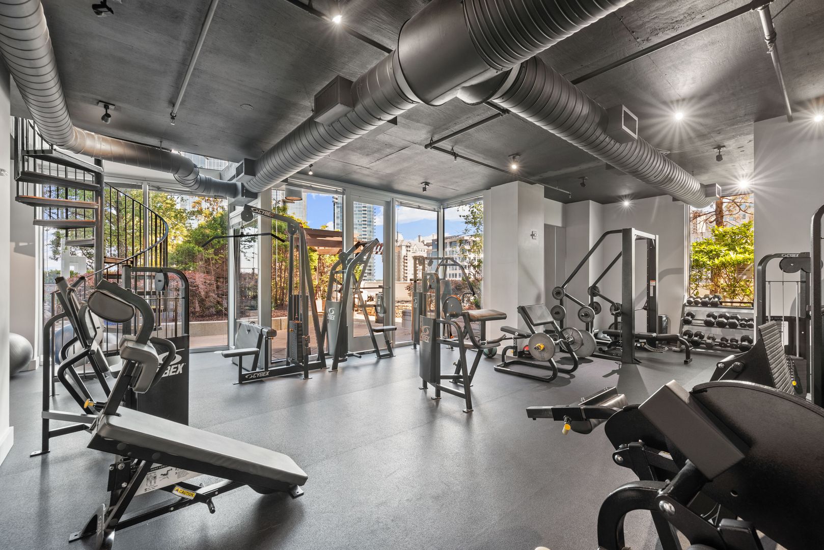 Gym at 3324 Peachtree Road, Unit 1403