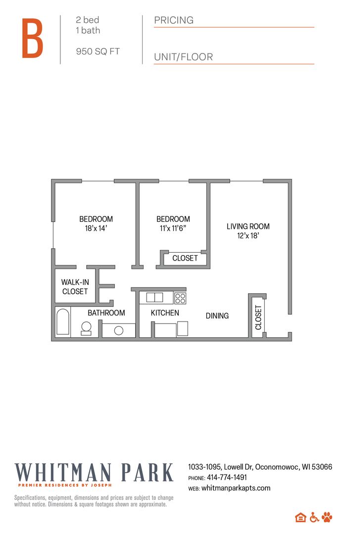 Oconomowoc Apartment: 1033 - 1095 Lowell Dr.