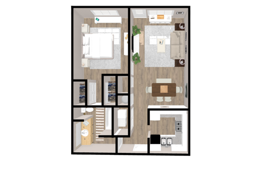Horizon | 1-Bedroom | 1-Bathroom | Remodeled – photo 1