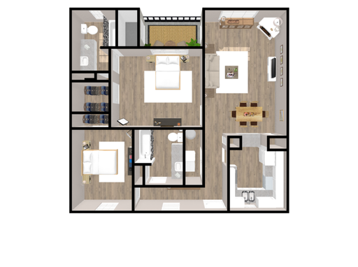 Beacon | 2-Bedrooms | 2-Bathrooms | Fully Furnished I Washer & Dryer|Utilities Included – photo 1