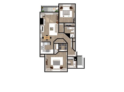 Summit | 2-Bedrooms | 2-Bathrooms | Remodeled | Washer & Dryer – photo 1