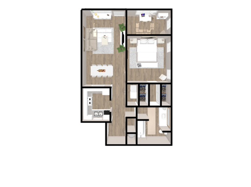 Crest | 1-Bedroom | 1-Bathroom – photo 1