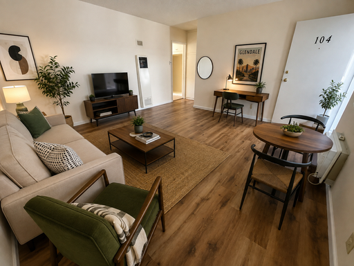 $1599 Charming Ground Floor Glendale Studio with Full Kitchen & Vintage Character – photo 1