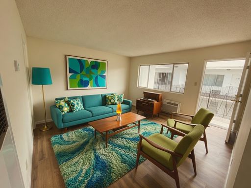 $1845 Live in a Piece of the Past – Spacious 1960s 1BR – photo 1