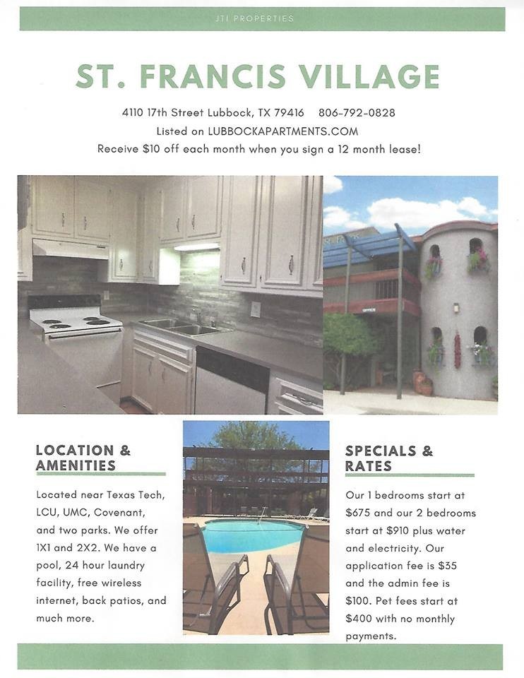 Lubbock Apartment: 4110 17th Street
