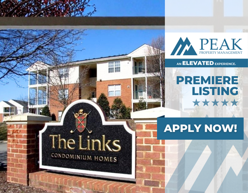 Glen Allen Luxury Condo Living – 2 Bed / 2 Bath Available Mid-October!