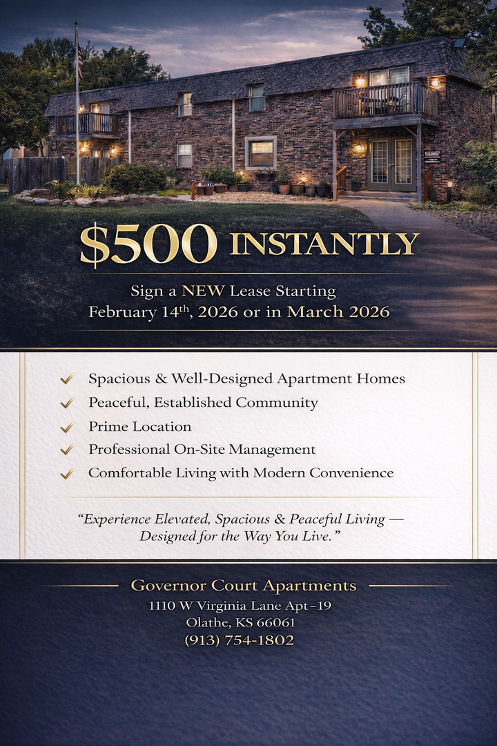 Olathe Apartment: 1110 W Virginia Lane Apt-19