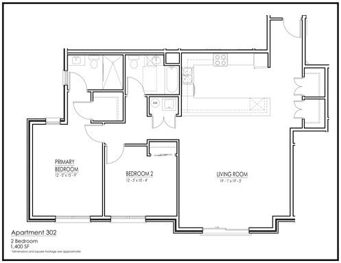 Two Bed Two Bath