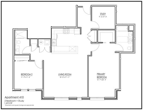 Two and a half Bed Two Bath