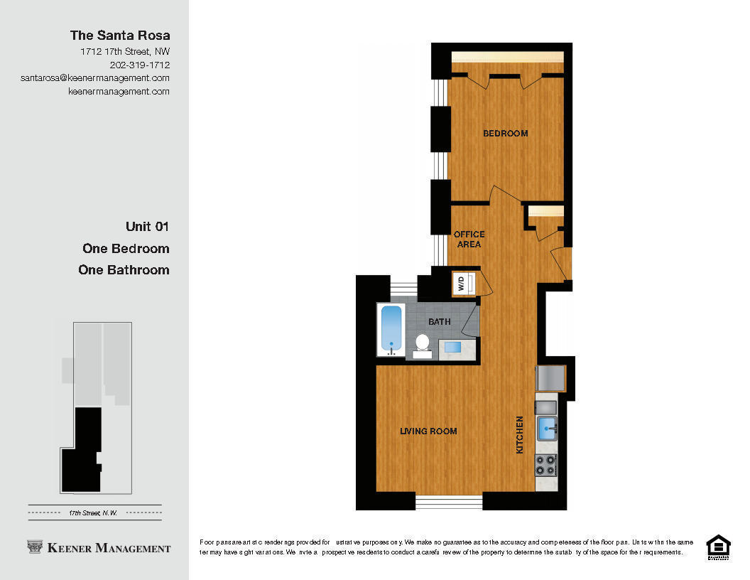 Washington Apartment: 1712 17th Street, NW