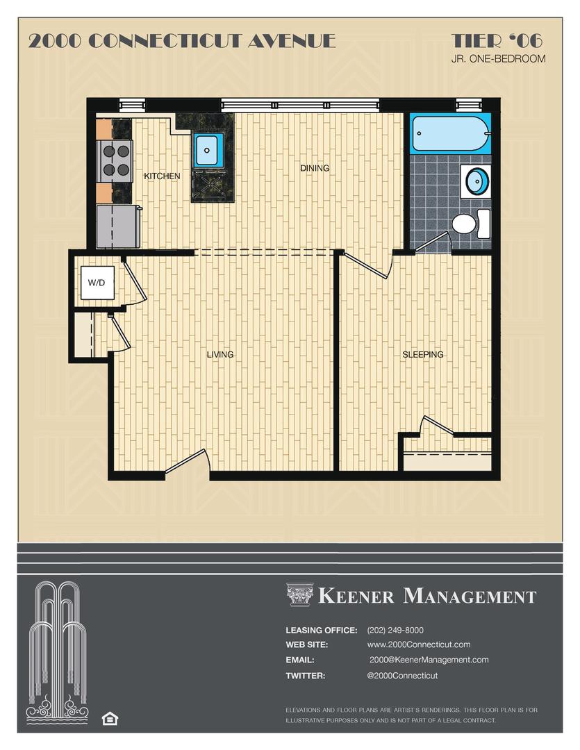 Washington Apartment: 2000 Connecticut Avenue, NW