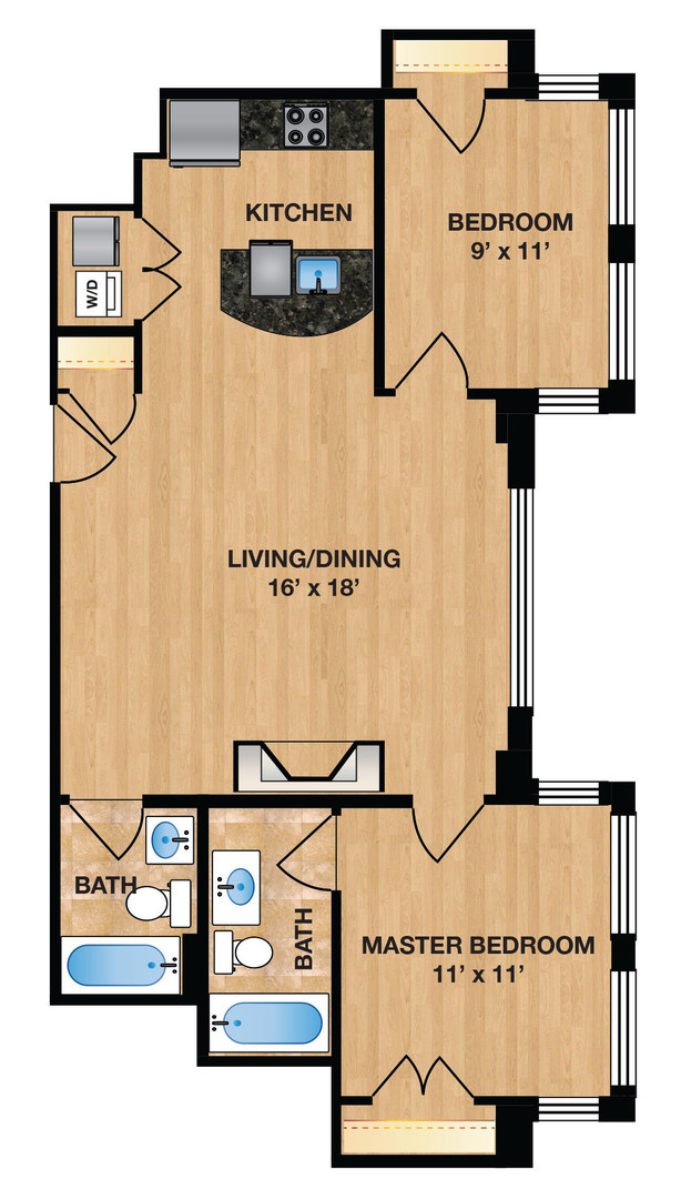 Washington Apartment: 1640 16th Street, NW