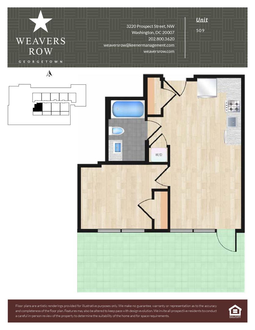 Washington Apartment: 3220 Prospect Street, NW