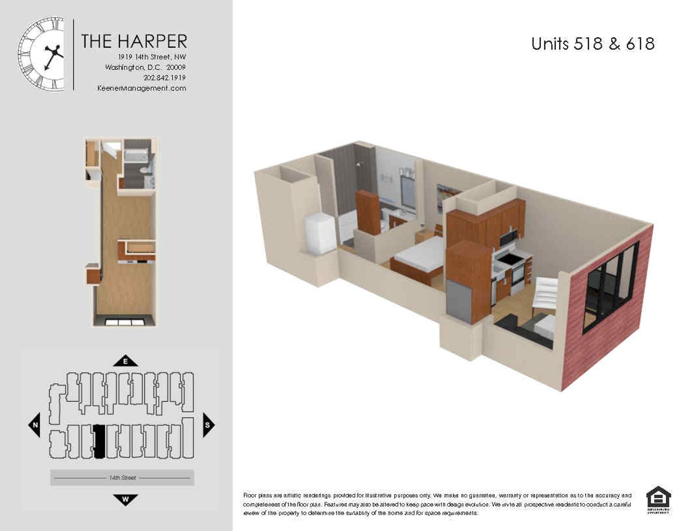 Washington Apartment: 1919 14th Street, NW