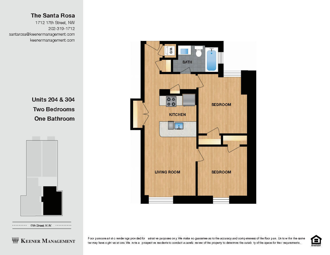 Washington Apartment: 1712 17th Street, NW