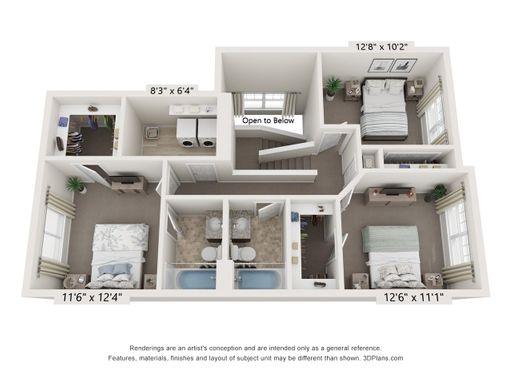 4 Bedroom/3.5 Bathroom Townhouse with 2 Car Garage & Walkout Basement! – photo 1
