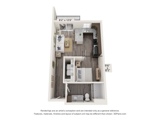 Spacious Studio Apartment