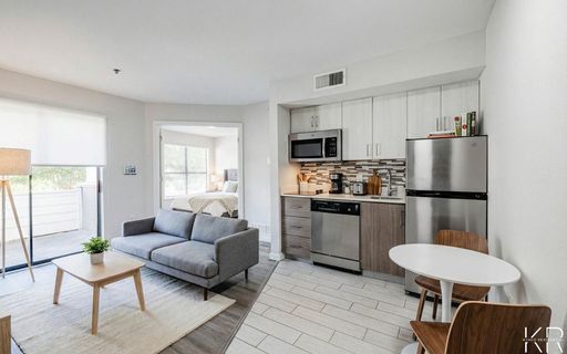 1 Bedroom Apartment with Private Patio for Rent in Peachtree Corners, GA | A2 Floor Plan | 455 Sq. Ft. – photo 1