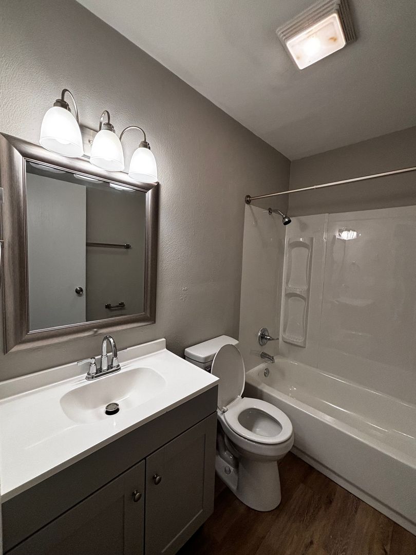 Bathroom with updated vanity