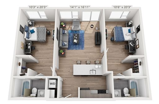 Experience Modern Apartment Living in Northwest Denver's Regis District – photo 1