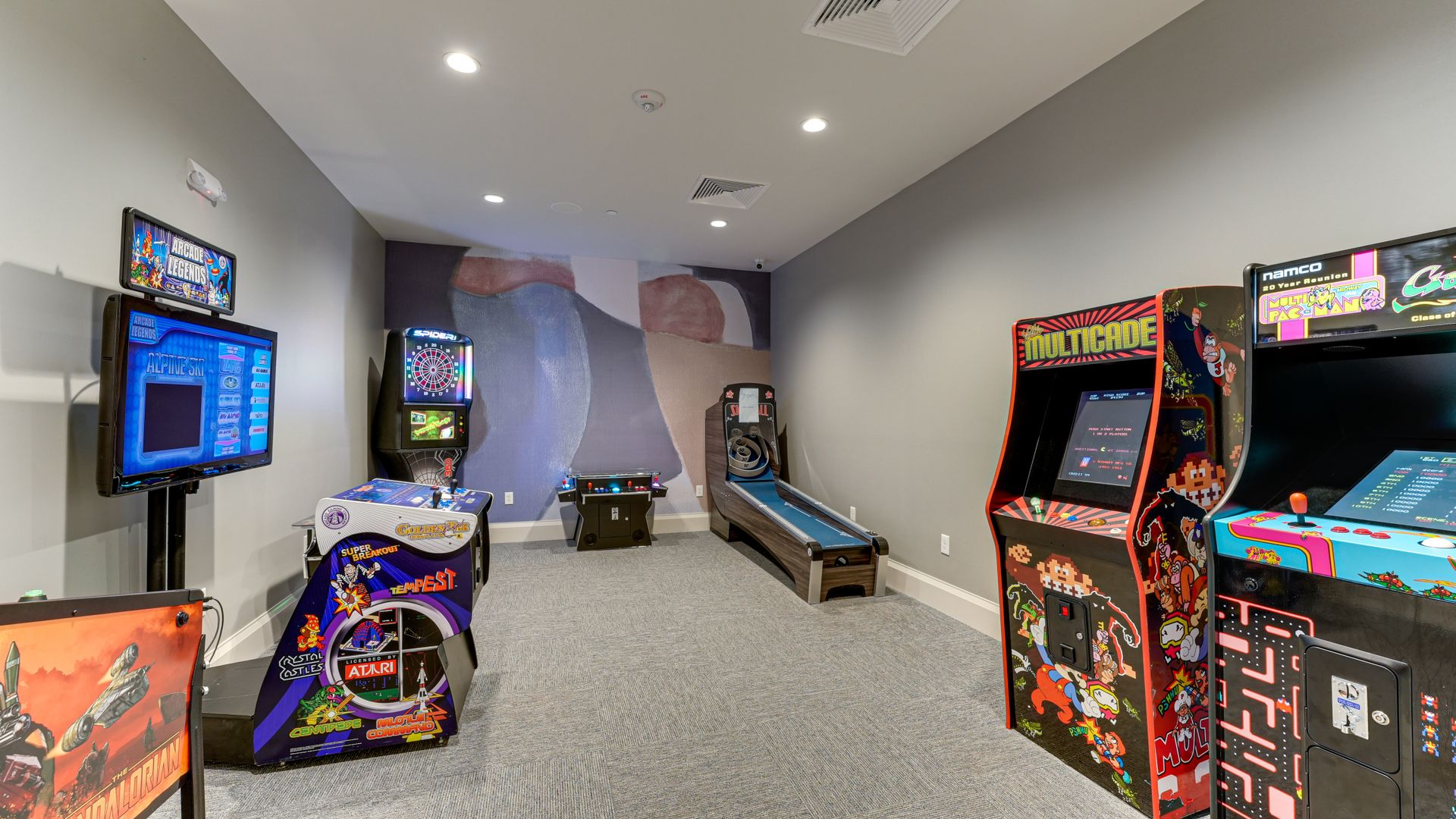 Game room at Seafoam
