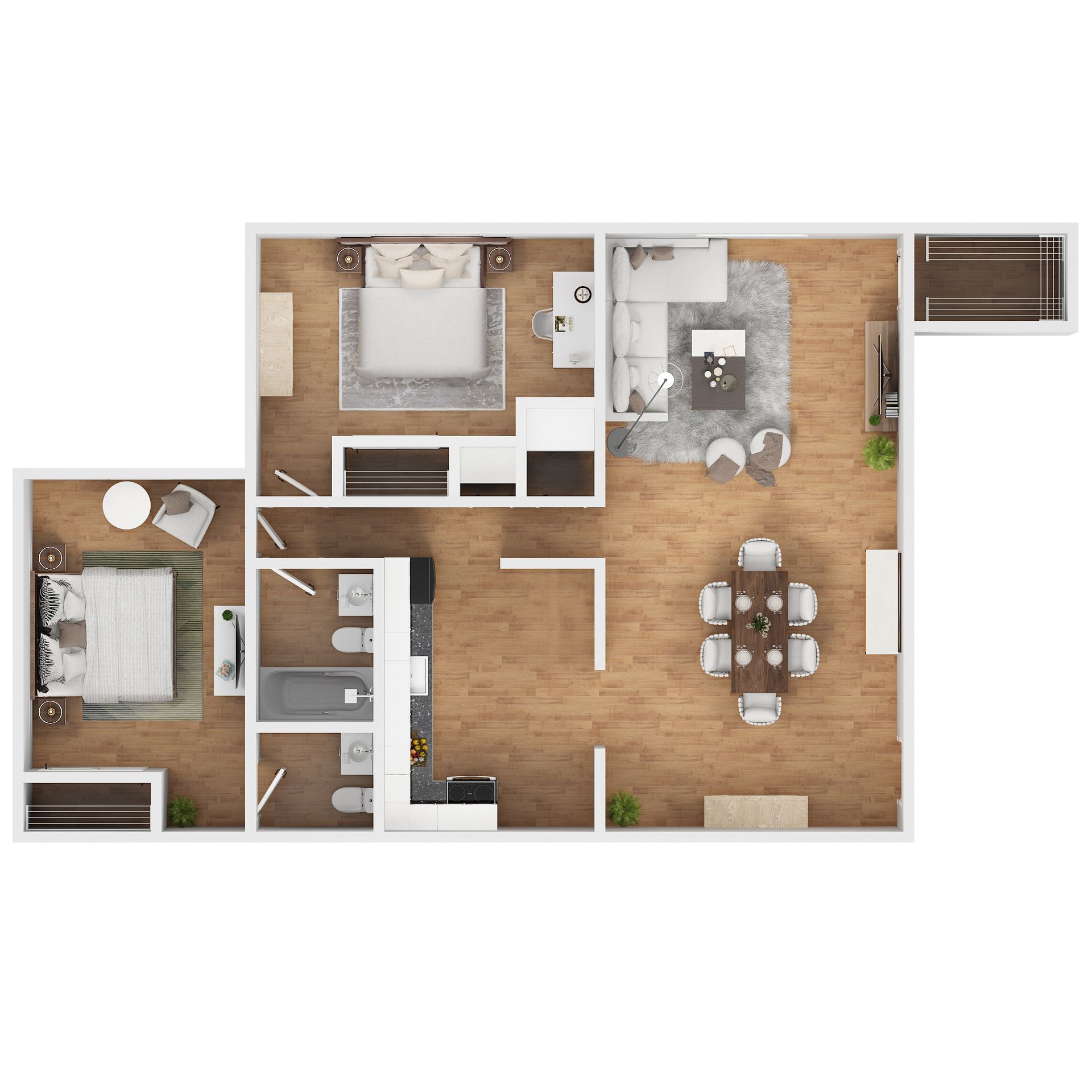 Wood River Apartment: 543 Charles Ave