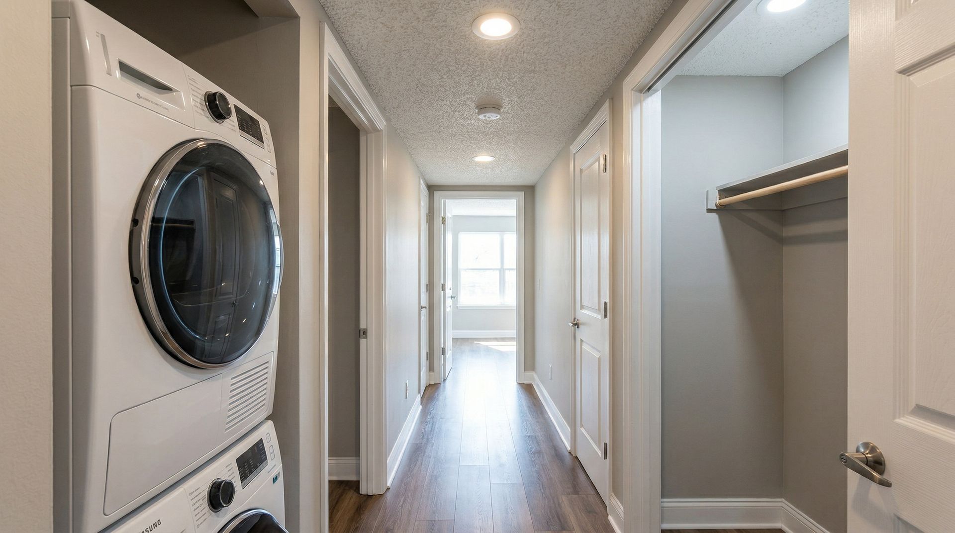 Laundry room at The Pointe on Lafayette