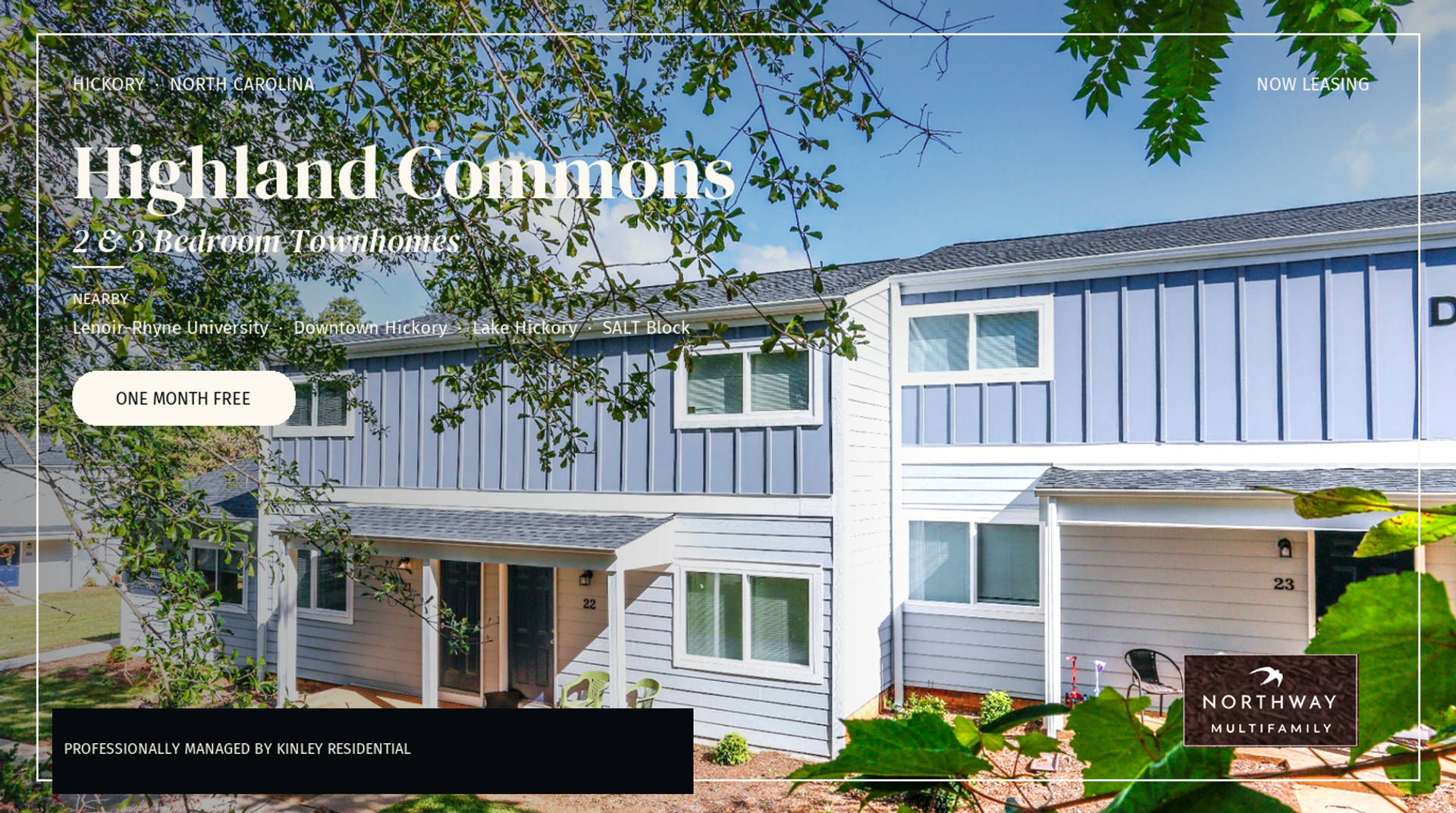 Hickory Apartment: 445 11th Ave NE