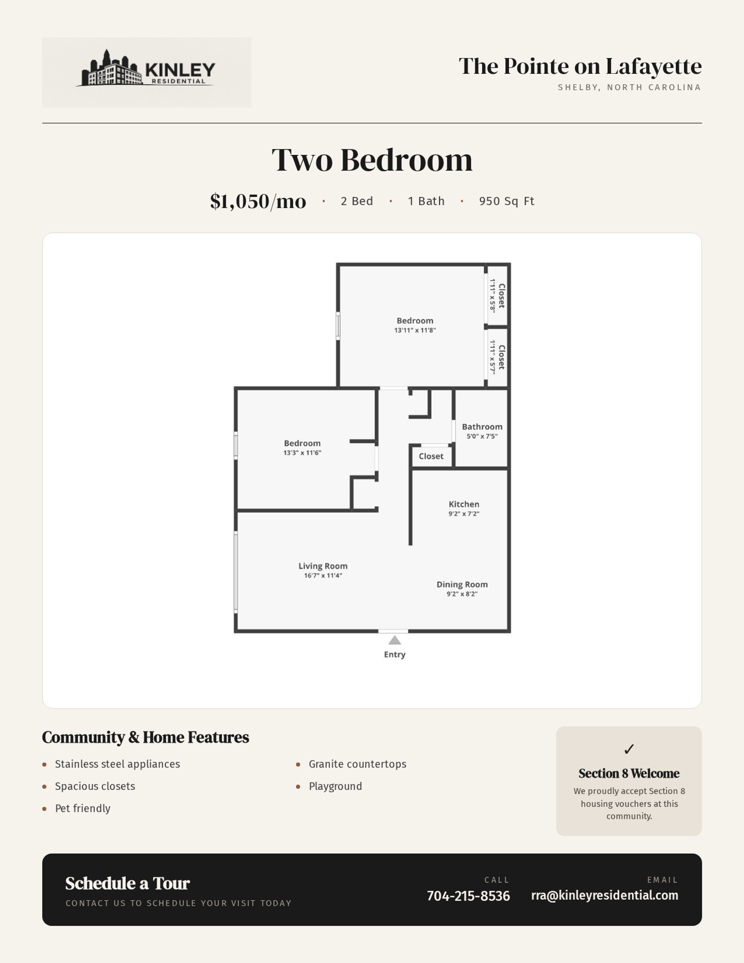 Shelby Apartment: 203 Ramblewood Drive.