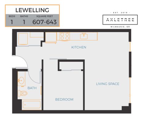 Now offering 1-Month Free. Live Near the River, Trails, and Downtown Milwaukie – Axletree Awaits! – photo 1