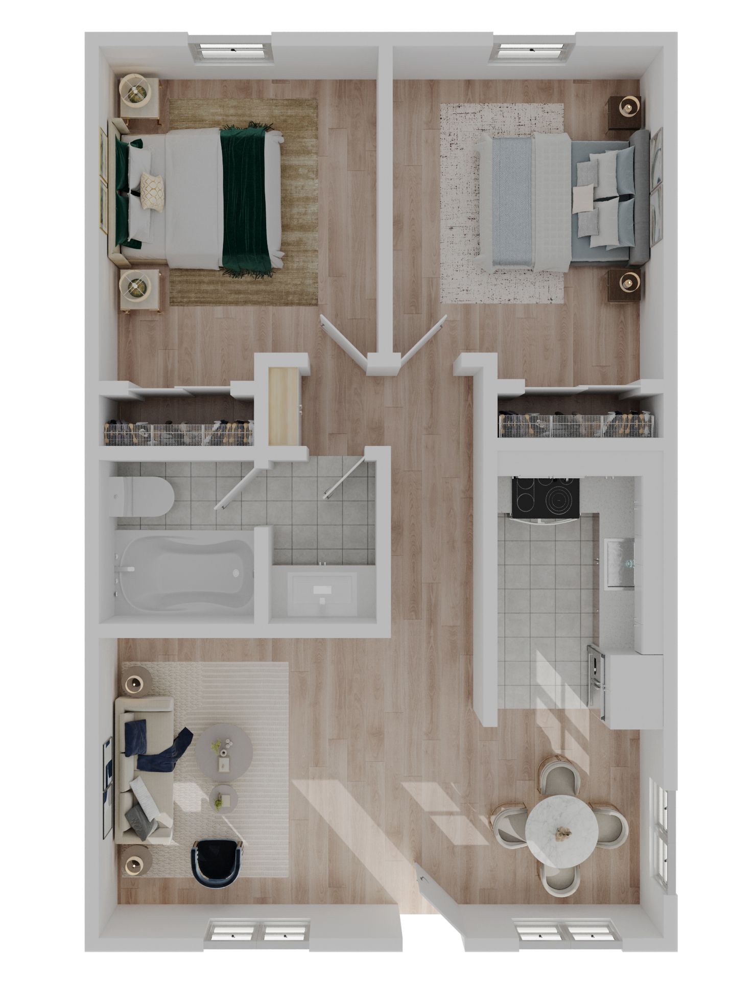 Davis Apartment: 515 Sycamore Lane