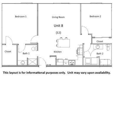 2 Bed 2 Bath Rental at 1650 South Huron Road #8, Green Bay, WI – photo 1