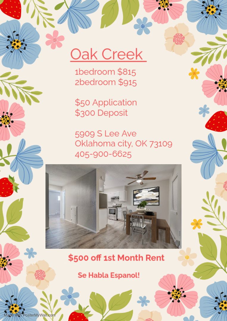 Oklahoma City Apartment: 5909 S Lee Ave
