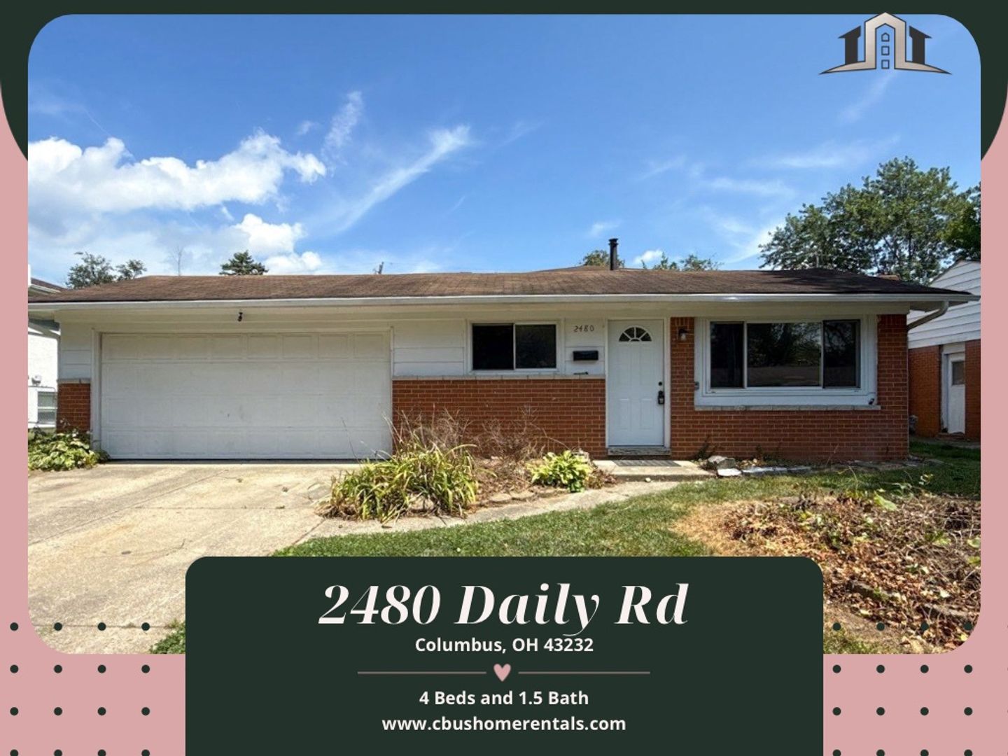 Columbus House: 2480 Daily Rd