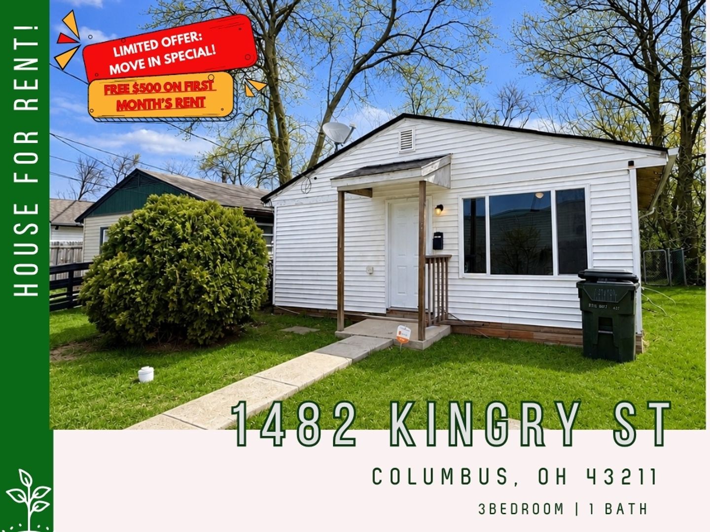 Columbus House: 1482 Kingry St