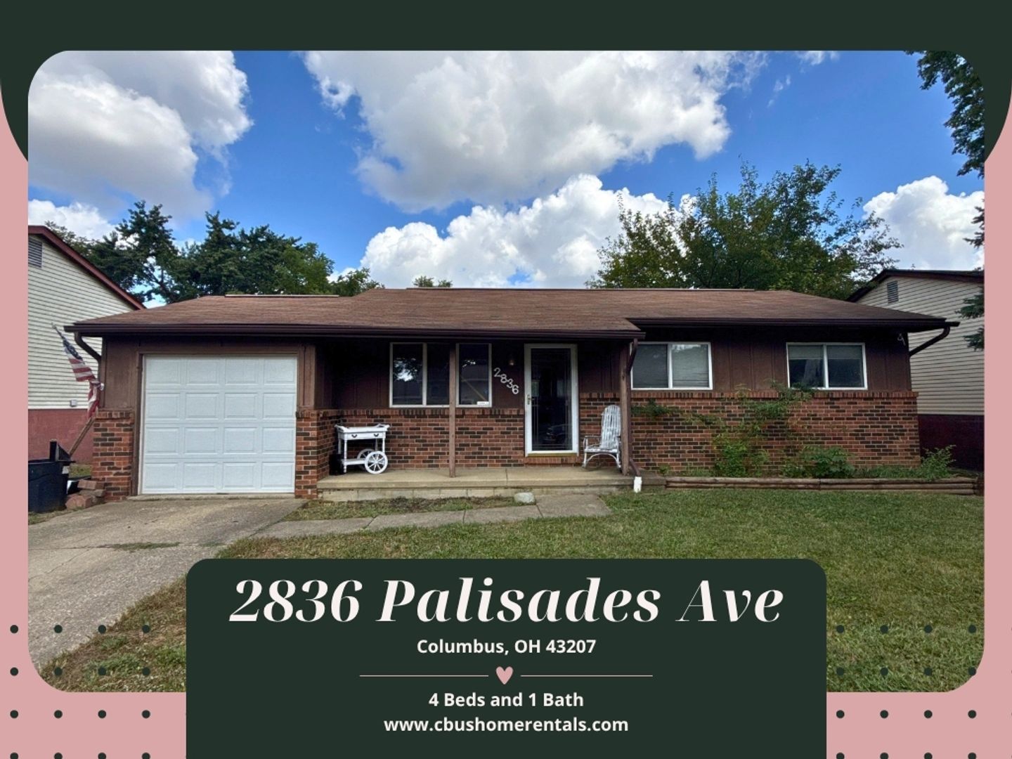 Columbus House: 2836 Palisades Ave