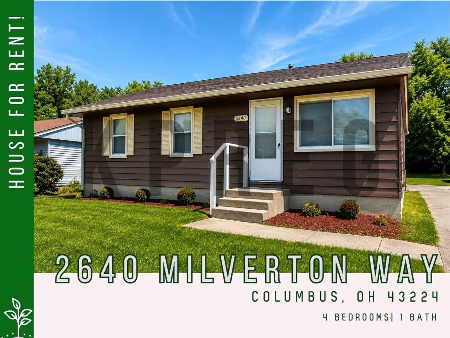 Columbus House: 2640 Milverton Way
