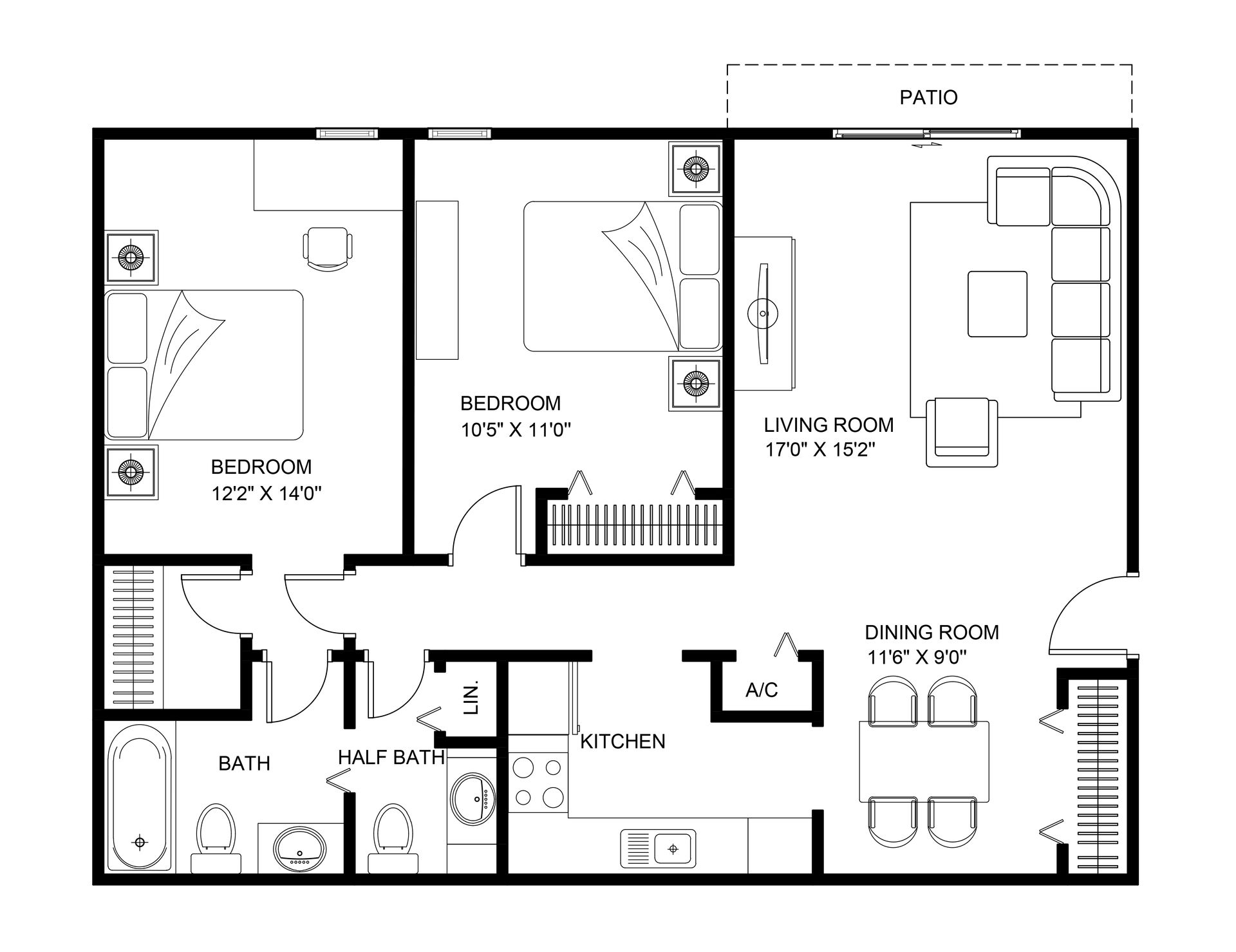 Columbia Apartment: 504 S Beltline Blvd.