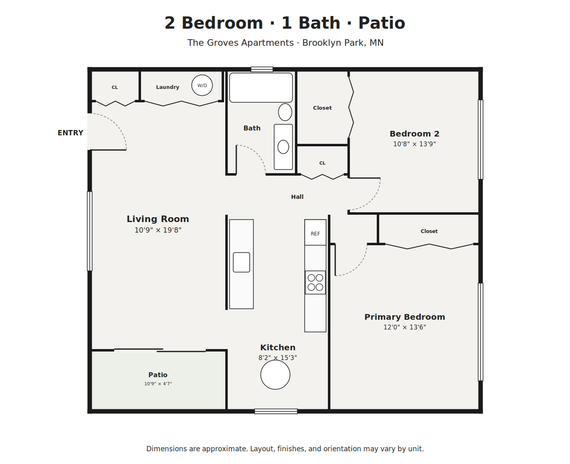 Brooklyn Park Apartment: 6800- 6810 63rd Avenue