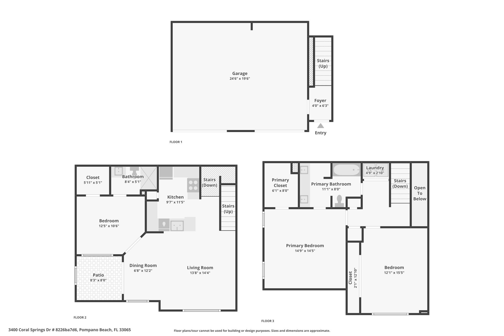 Coral Springs Townhome: 3400 Coral Springs Dr