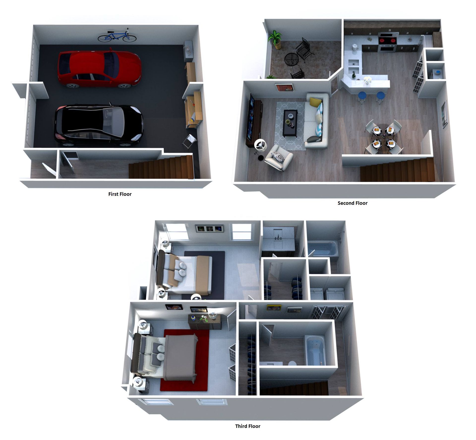 Coral Springs Townhome: 3400 Coral Springs Dr