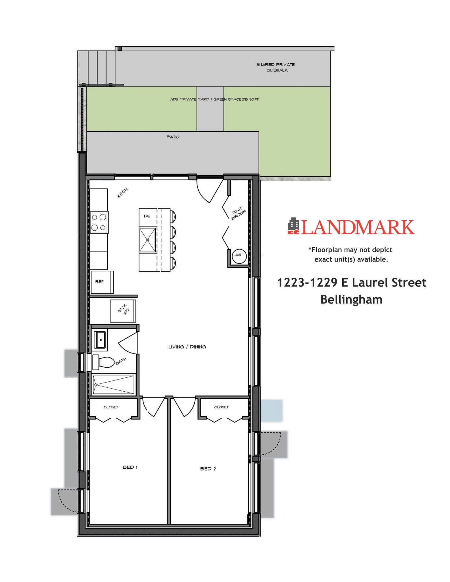 Bellingham Apartment: 1223-1229 E. Laurel Street